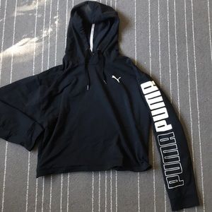 Cropped puma sweatshirt